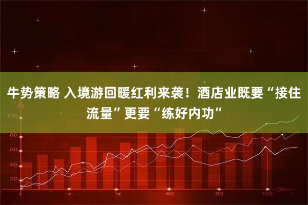 牛势策略 入境游回暖红利来袭！酒店业既要“接住流量”更要“练好内功”